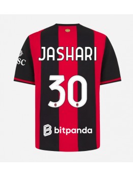 Moški Nogometna dresi replika AC Milan Ardon Jashari #30 Domači 2026-27 Kratek rokav Moški Nogometna dresi replika AC Milan Ardon Jashari #30 Domači 2026-27 Kratek rokav